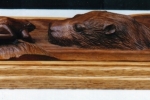 otter a frog